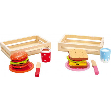 Hamburger und Sandwich - Spielküchezubehör