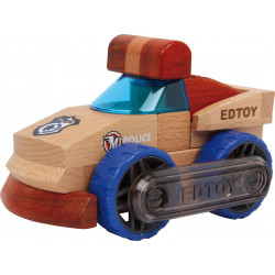 Polizeiauto Holz