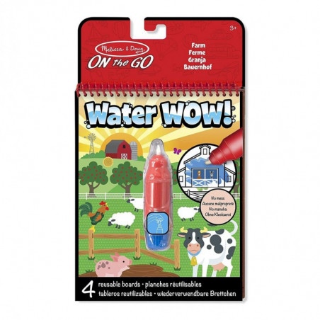 Wasserstift - Malbuch - Water Wow Bauernhof