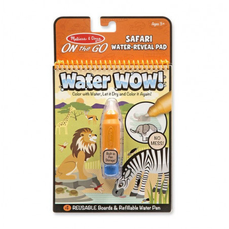 Wasserstift - Malbuch - Water Wow Safari