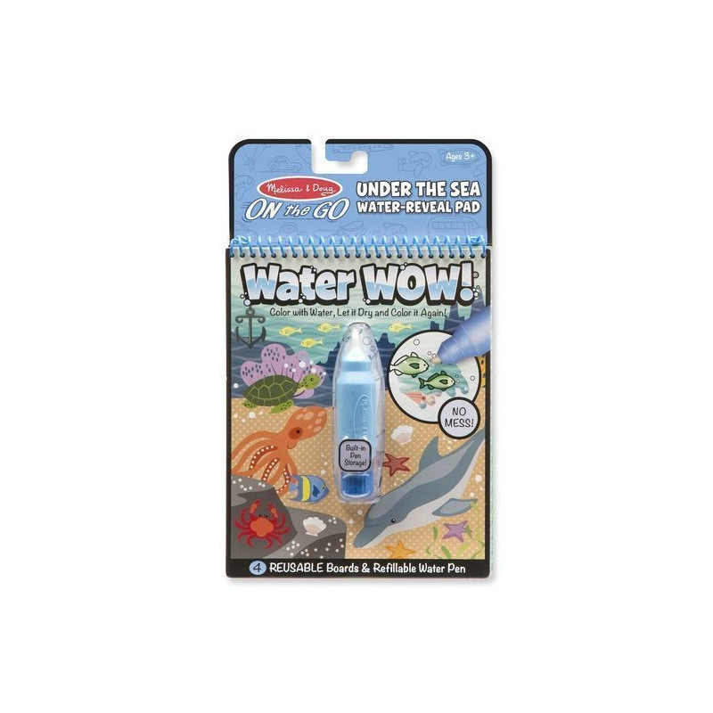 Wasserstift - Malbuch - Water Wow Wassertiere
