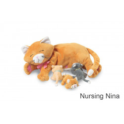 Plüschtier - Katze - Manhattan Toy Nursing Nina