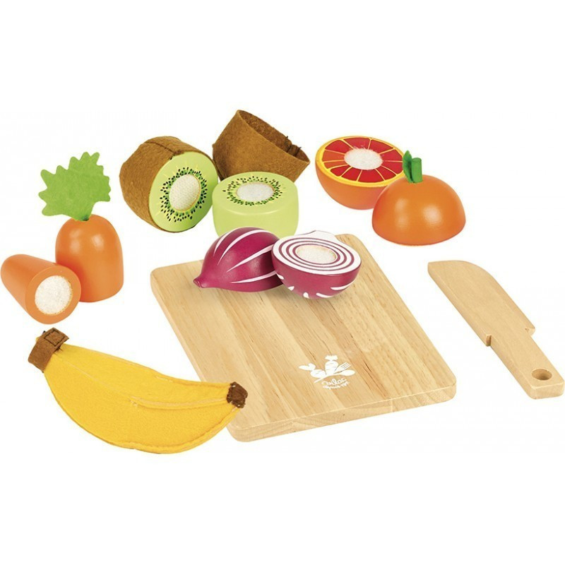 Früchte und Gemüse Set aus Holz Vilac