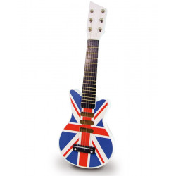 Rock Gitarre Union Jack aus Holz