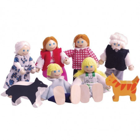 Biegepuppen - Puppen für Puppenhaus