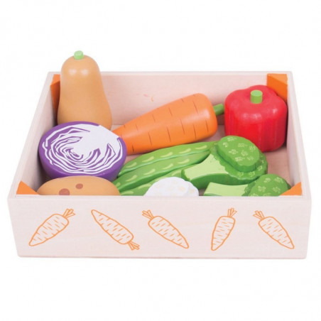 Gemüse Kiste aus Holz