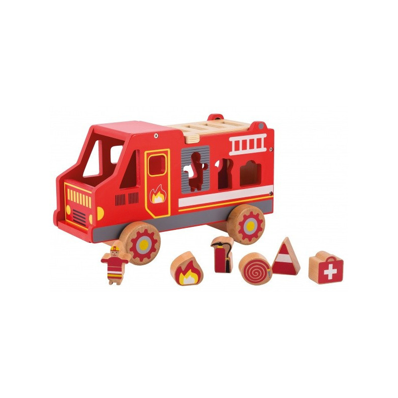 Spielzeugauto - Feuerwehr - Steckbox