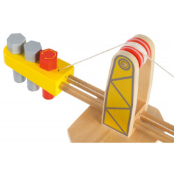 Spielzeug Kran aus Holz - 60 cm.