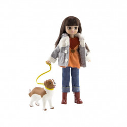 Puppe - Lottie Spaziergang mit Hund