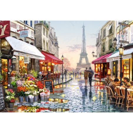 Flower Shop Paris  -  Puzzle 1500 Teile
