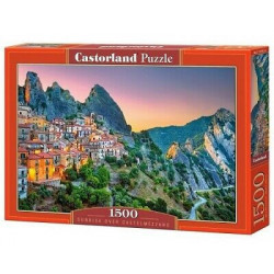 Sunrise over Castelmezzano, Puzzle 1500 Teile