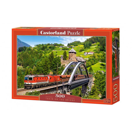 Train on the Bridge  -  Puzzle 500 Teile