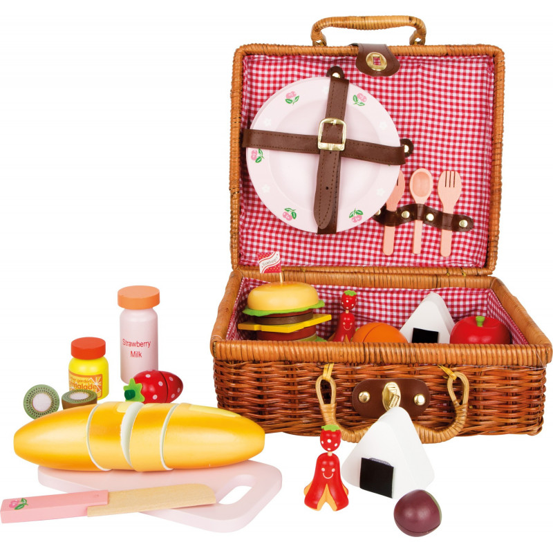 Spielzeug - Picknickkorb Brotzeit 24-teilig