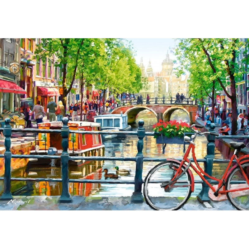 Puzzle 1000 Teile - Amsterdam Landscape