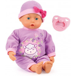 Puppe - Bayer First Words Baby lila 33 cm