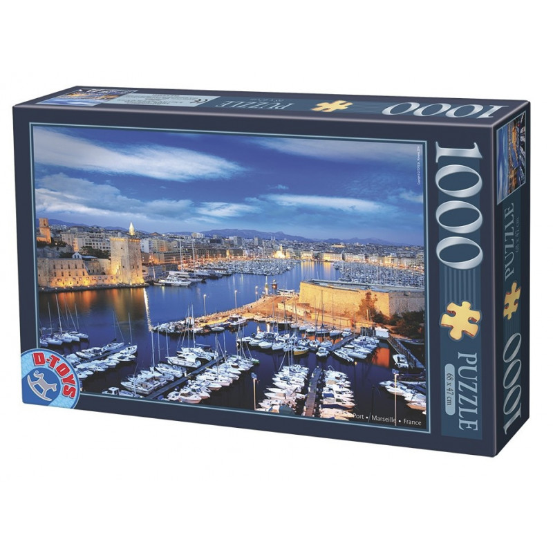 Puzzle 1000 Teile - Hafen von Marseille