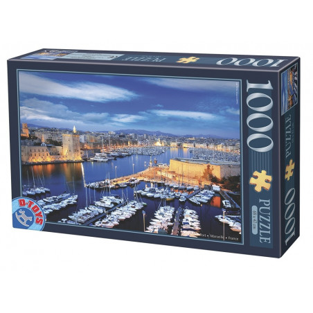 Puzzle 1000 Teile - Hafen von Marseille