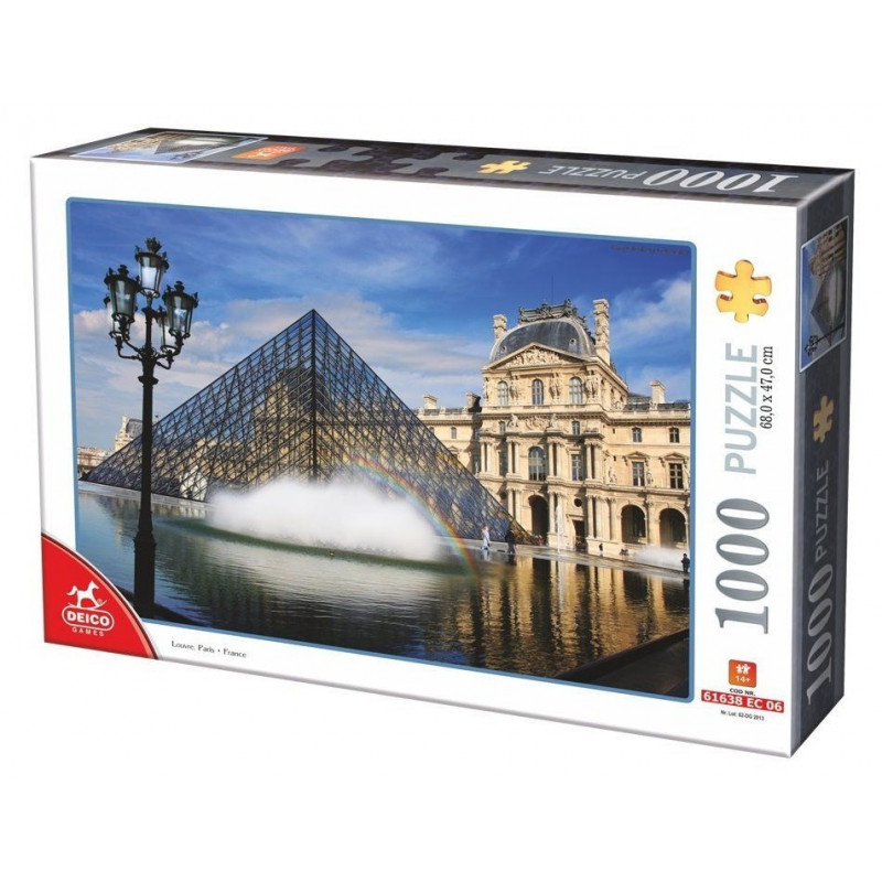Le Louvre, Paris  -  Puzzle 1000 Teile