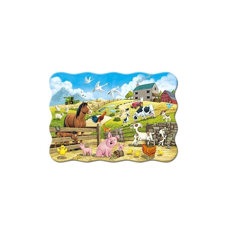 Kinderpuzzle - Bauernhoftiere 20 Maxi
