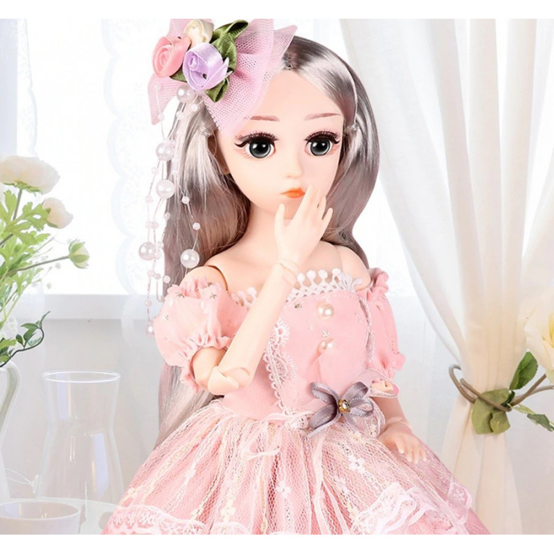 Welliges Haar 12" 1/6 BJD Puppe Prinzessinnenp