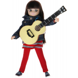 Puppe - Lottie - Musik-Liebhaberin mit Gitarre
