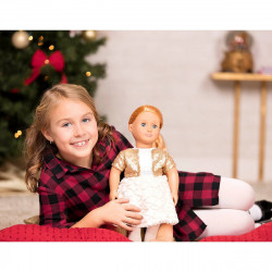 Puppe Our Generation - Holiday Hope 46 cm mit Glitzer Outfit