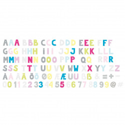 Magnet-Buchstaben und Zahlen für Kinder - JABADABADO