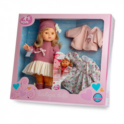 Puppe + Puppenkleidung 45 cm. - Berjuan