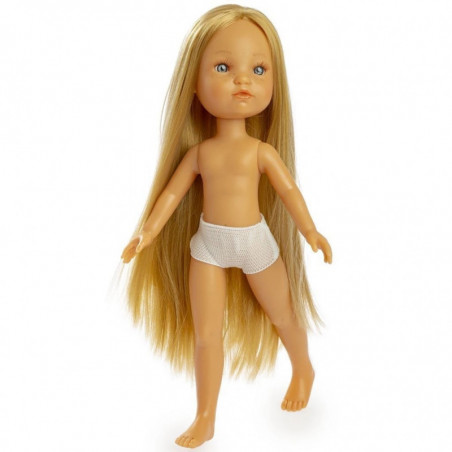 Puppe mit langen Haaren