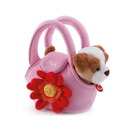 Trudi Hund in Tasche Blume