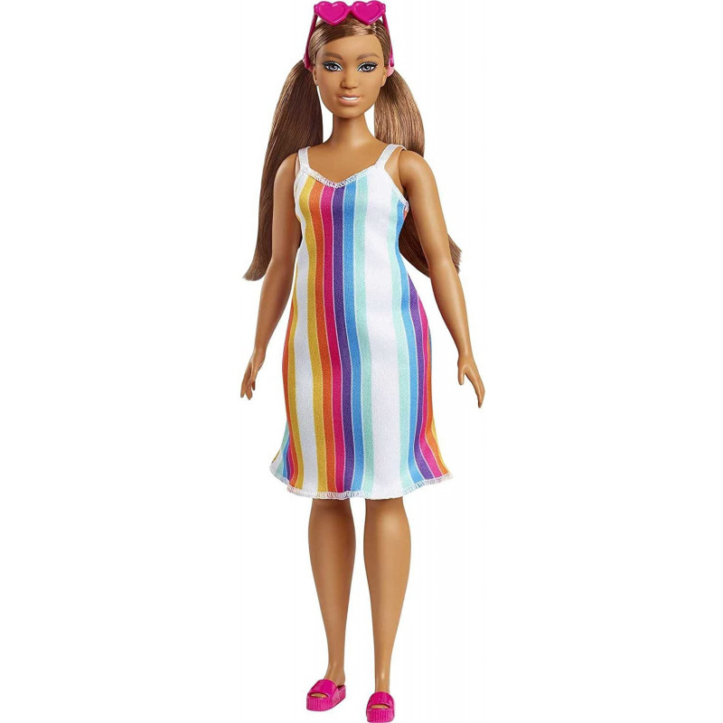 Barbie - Puppe im Regenbogenkleid
