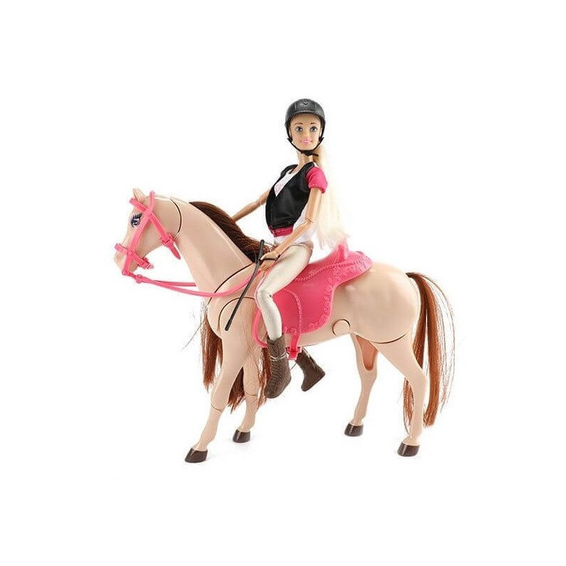 Puppe - LAUREN auf Pferd