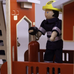 Feuerwehrstation - Feuerwache aus Holz