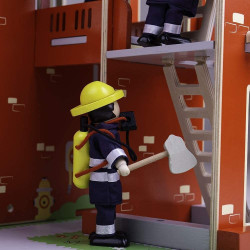 Feuerwehrstation - Feuerwache aus Holz